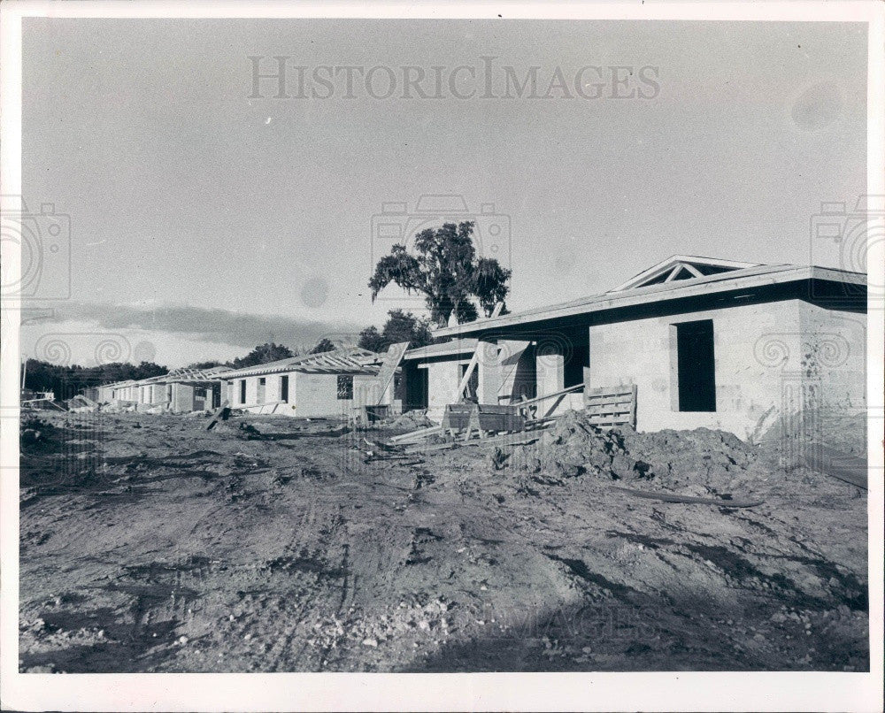 1972 Brooksville Florida Public Housing Project Press Photo - Historic Images