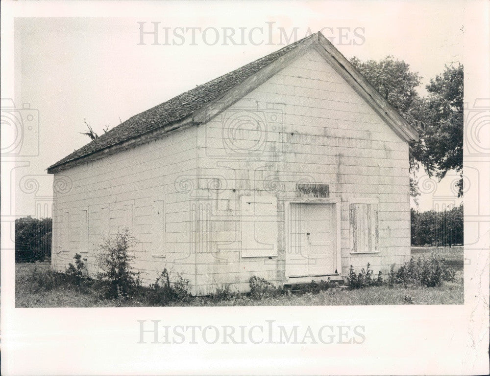 1979 Brooksville Florida Townsend House Church Press Photo - Historic Images