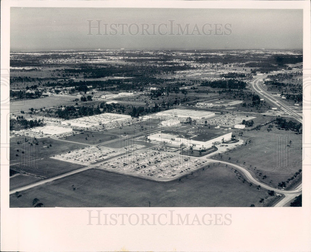 1967 Honeywell Plant Aerial Florida Aerospace Division Pinellas Co Press Photo - Historic Images