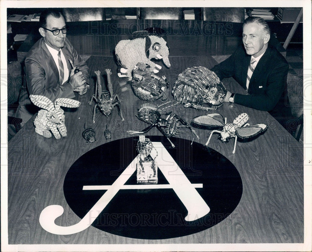 1970 Abilities Inc Sculpting Animals from Computer Components Press Photo - Historic Images