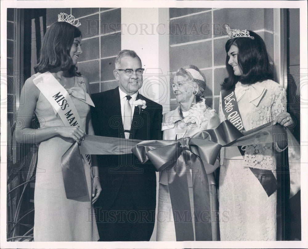 1966 St Petersburg Florida Miss Manatee County/De Sota Pagent Queen Press Photo - Historic Images