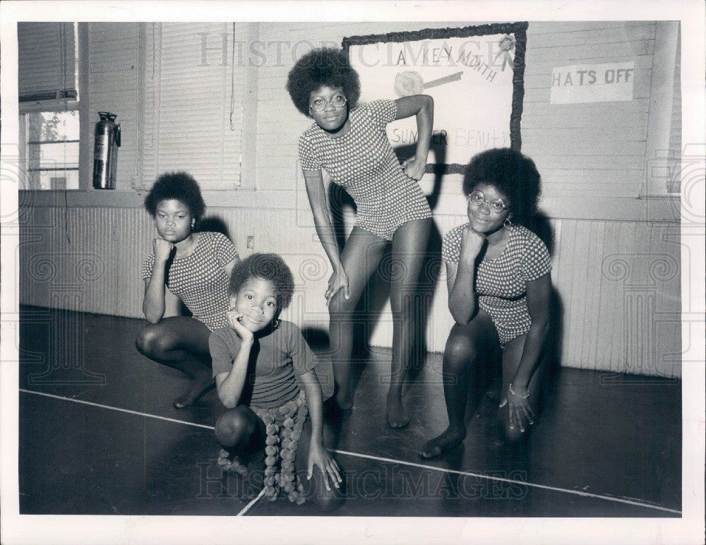 1972 Clearwater Florida Dancers The Souletts Press Photo - Historic Images