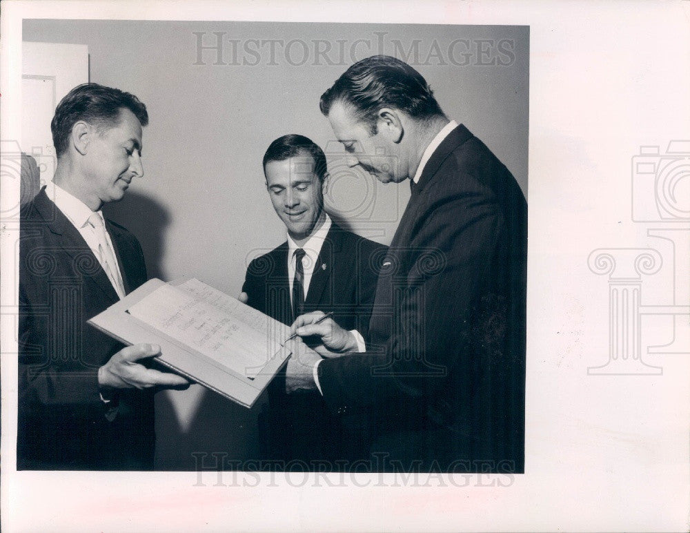 1968 Clearwater Florida Big Brothers of Pinellas County New Office Press Photo - Historic Images