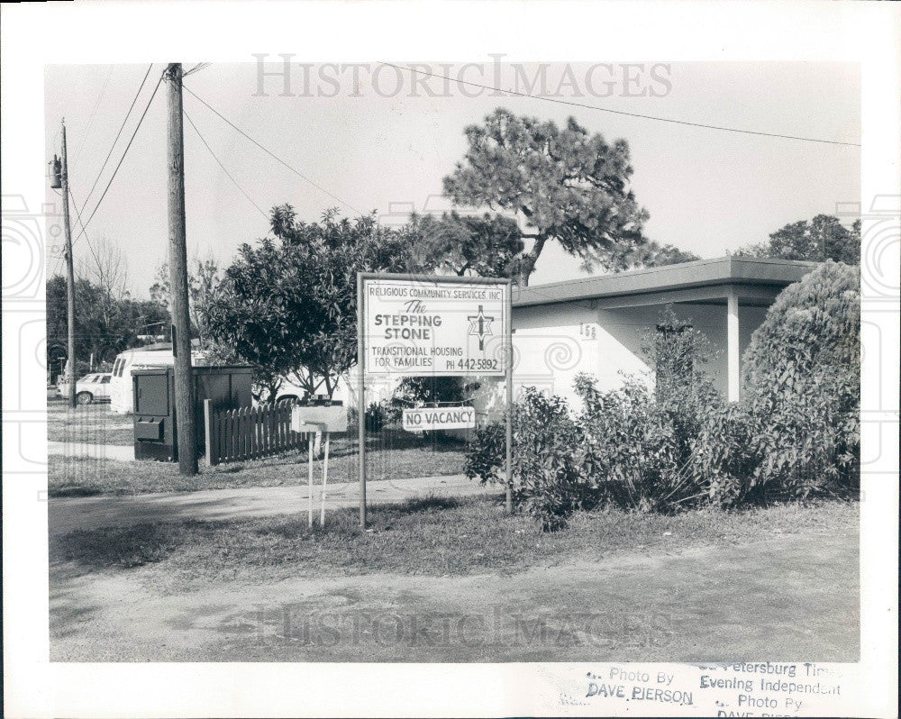 1984 Largo Florida Stepping Stone Transitional Housing Press Photo - Historic Images