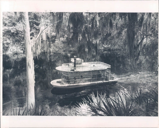 1970 White Springs Florida Stephen Foster Park Press Photo - Historic Images