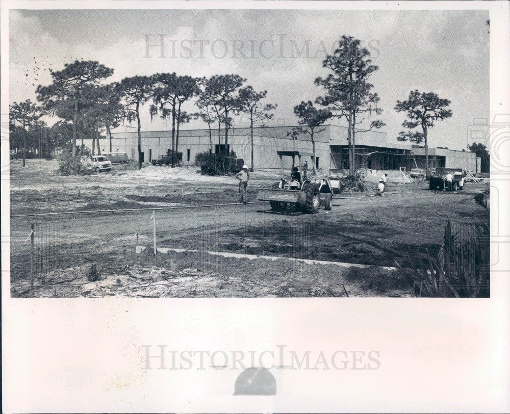 1976 Pinellas County Florida Sperry Microwave Construction Press Photo - Historic Images