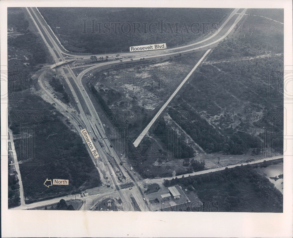 1976 Pinellas County Florida Sperry Microwave Site Aerial Press Photo - Historic Images