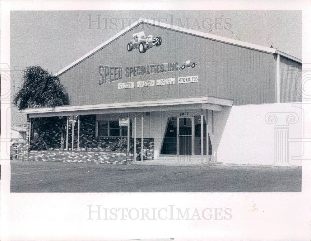 1969 St. Petersburg Florida Speed Specialties Inc Press Photo - Historic Images