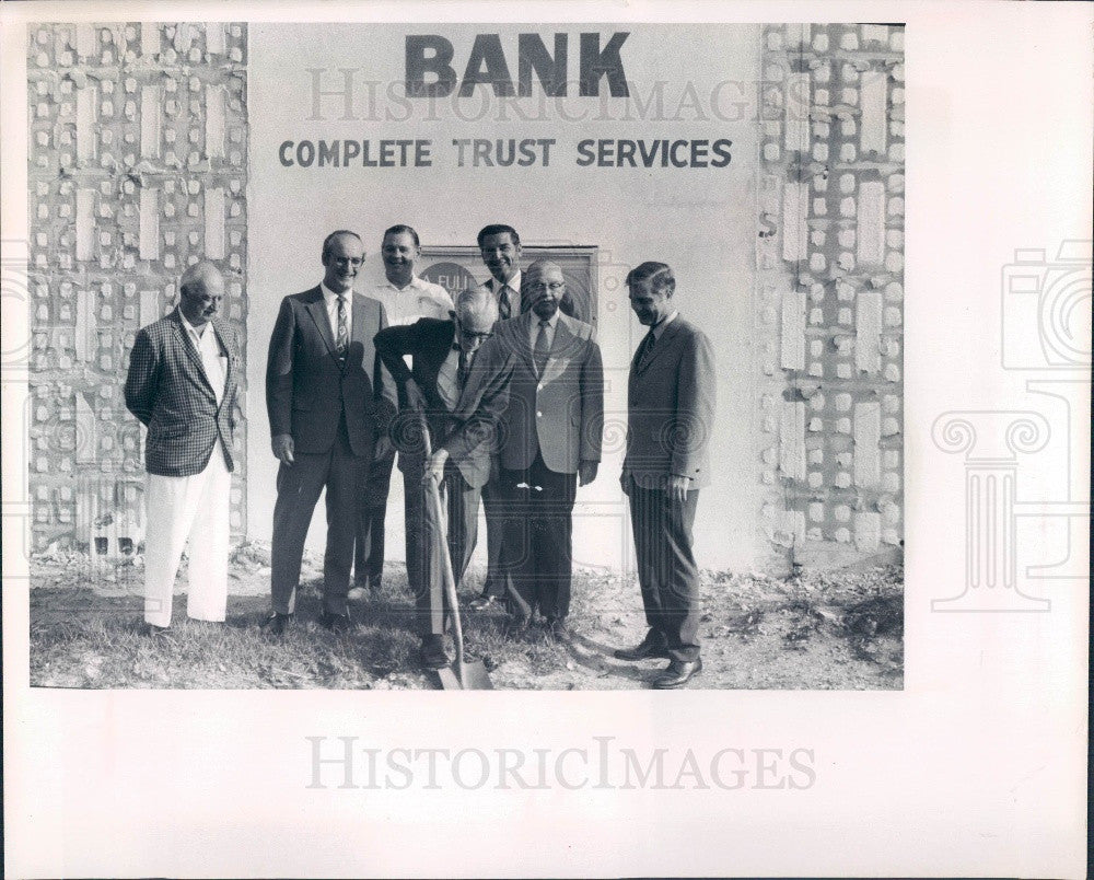 1971 Florida First National Bank of Venice Press Photo - Historic Images