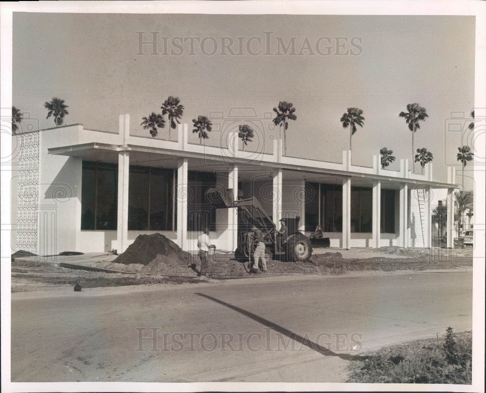 1963 Florida First National Bank of Venice Press Photo - Historic Images