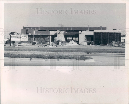 1968 St. Petersburg Florida First State Bank Construction Press Photo - Historic Images