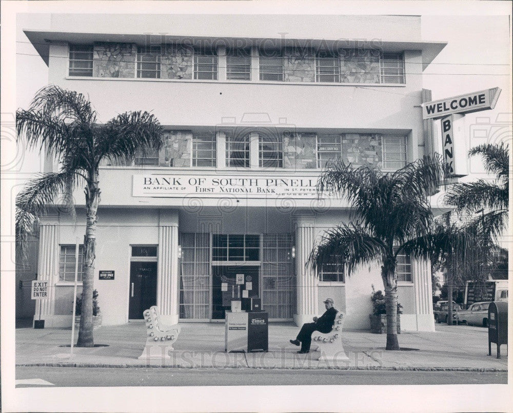 1967 St. Petersburg Florida South Pinellas Bank Press Photo - Historic Images