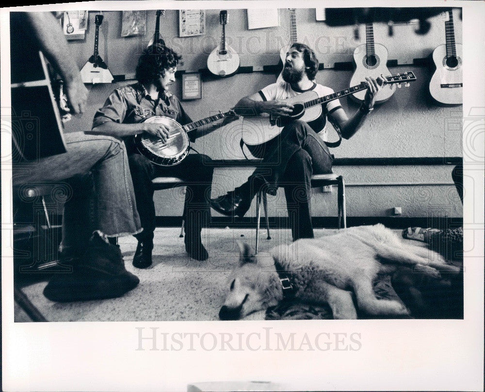 1976 St. Petersburg FL First National Guitar Workshop Stype &amp; Shuler Press Photo - Historic Images