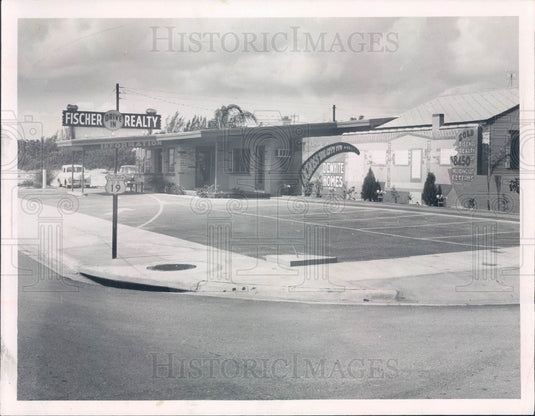 Undated Florida Fischer Drive-in Realty Press Photo - Historic Images