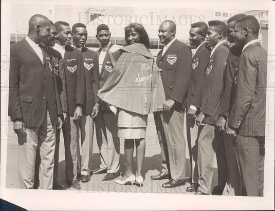1963 St. Petersburg Florida Sportsman's Club Queen Sarah Moore Press Photo - Historic Images