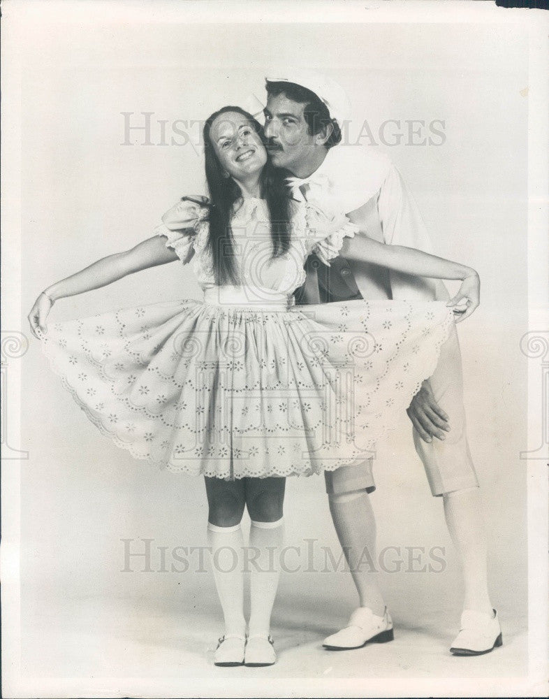 1978 Theatre Oh! Calcutta! Actors Portraying Jack and Jill Press Photo - Historic Images