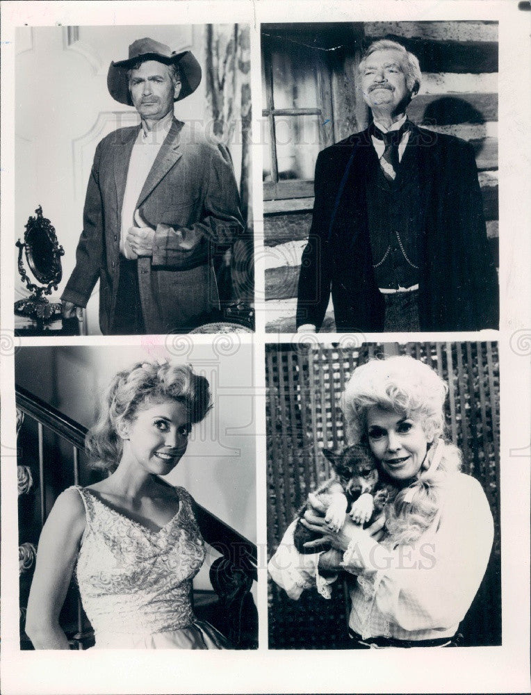 1980 Hollywood Actors Buddy Ebsen &amp; Donna Douglas Press Photo - Historic Images