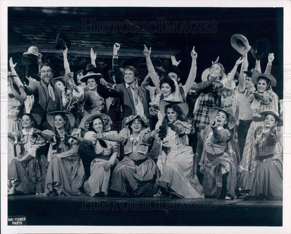 1981 Rodgers and Hammerstein Musical Oklahoma Cast Press Photo - Historic Images