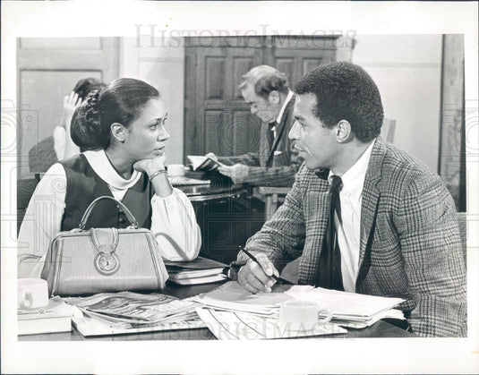 1971 Hollywood Actors Denise Nicholas & Lloyd Haynes Press Photo - Historic Images