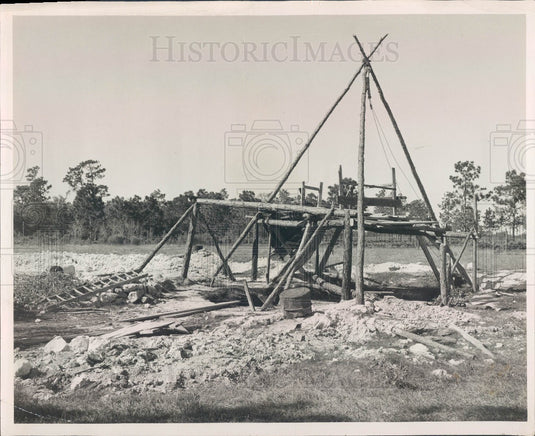 1949 Safety Harbor Florida Buried Treasure Press Photo - Historic Images