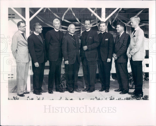 1964 Tarpon Springs Florida All Saints Episcopal Church Blessing Press Photo - Historic Images