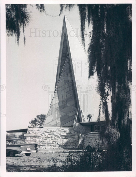 1960 Clearwater Florida Church of Christ Press Photo - Historic Images