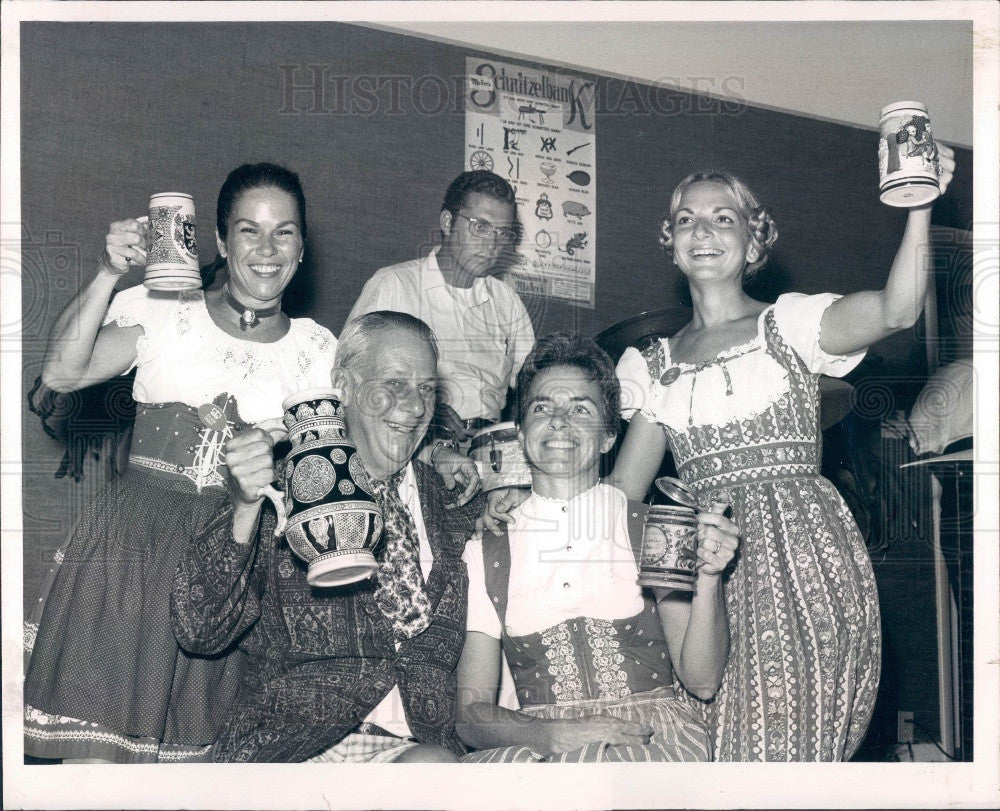 1971 Seminole Florida Imperial Point Oktoberfest Press Photo - Historic Images