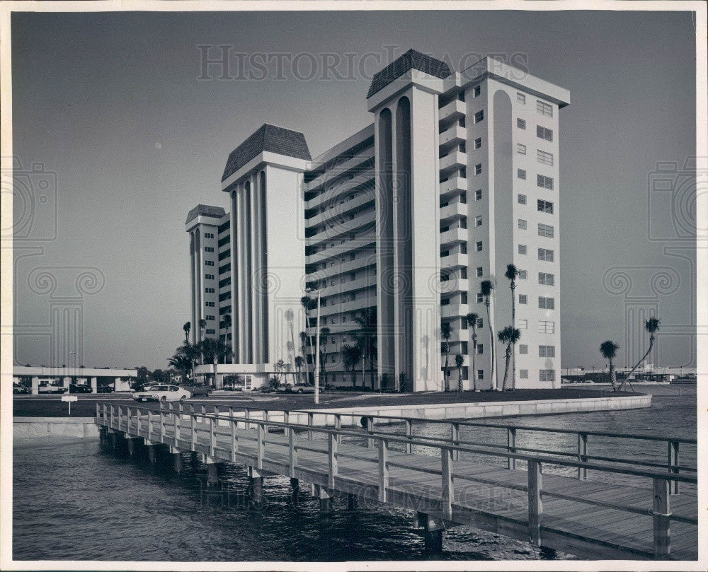 1972 St Petersburg Florida SeaTwoers Condos @ Independence Cove Press Photo - Historic Images