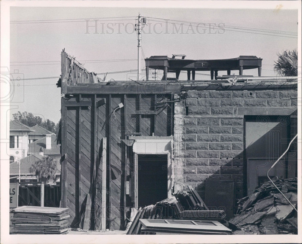 Undated St Petersburg Florida Independent Newspaper Demolished Press Photo - Historic Images