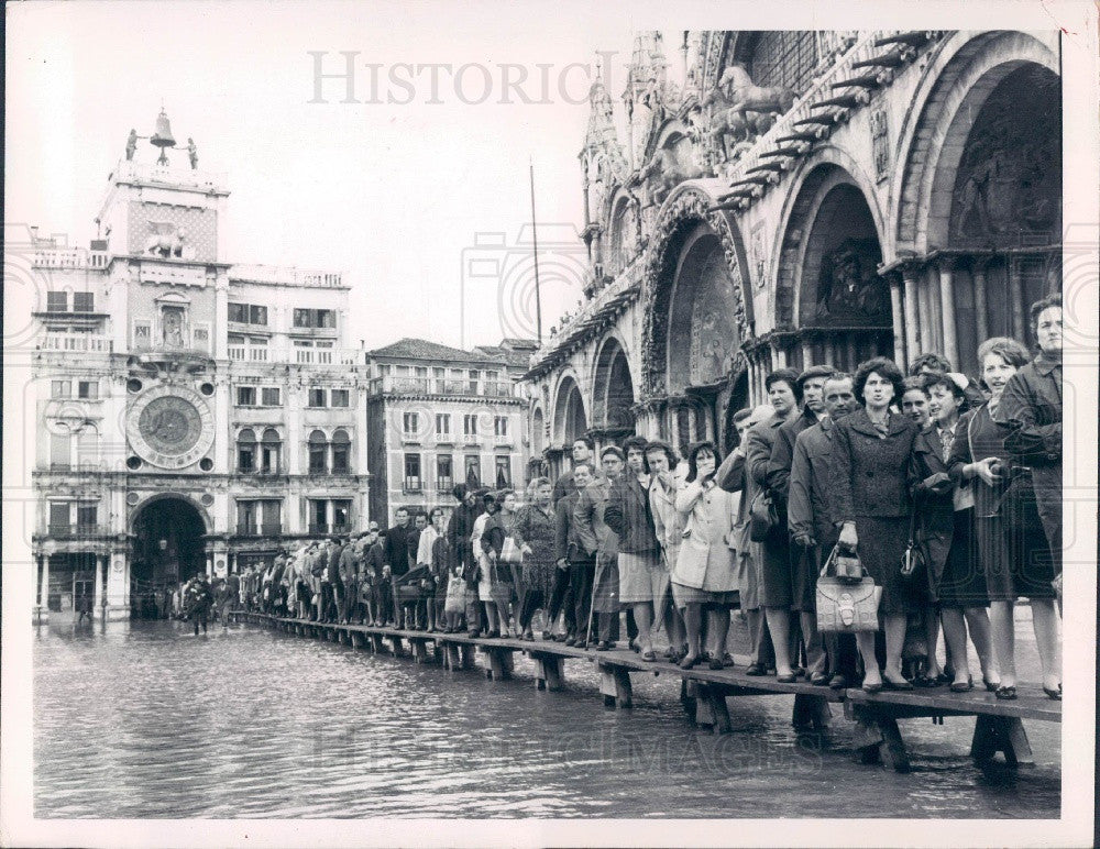 1969 Venice Italy St Marks Church w/ 4 Greek Bronze Horses Press Photo - Historic Images