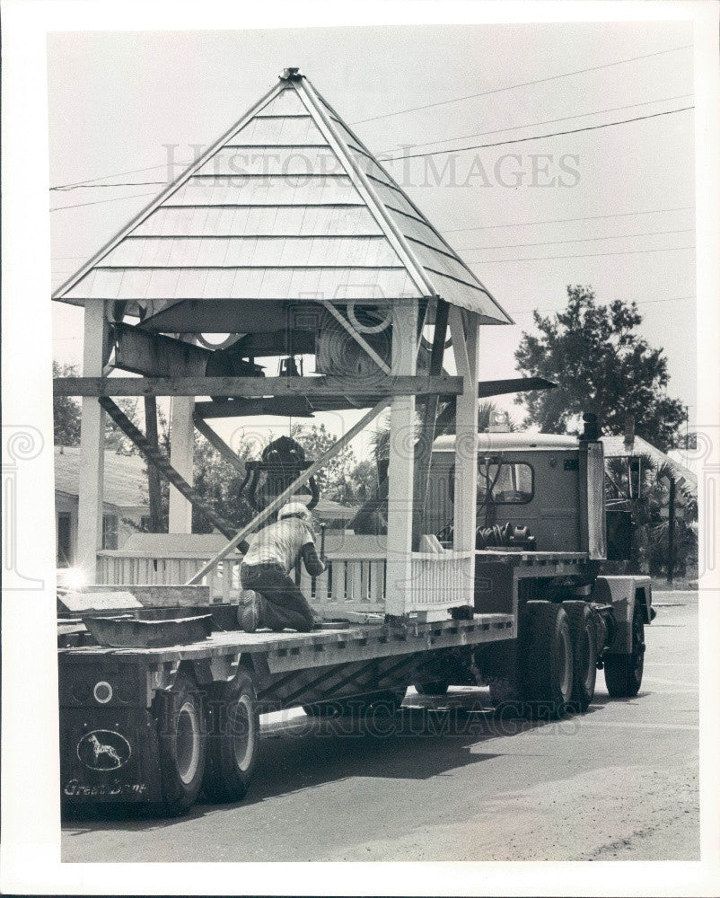 1979 Tarpon Springs Florida All Saints Episcopal Church Steeple Press Photo - Historic Images