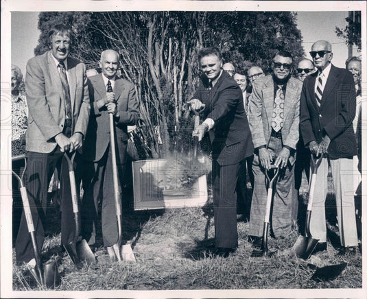 1974 Clearwater Florida Channel Markers for the Blind Sertoma Club Press Photo - Historic Images