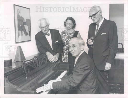 1969 St Petersburg FL Chamber Music Society Pianist Edward Kilenyi Press Photo - Historic Images