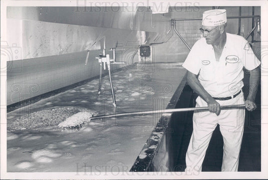1965 St. Petersburg Florida Hood's Dairy Cottage Cheese Press Photo - Historic Images