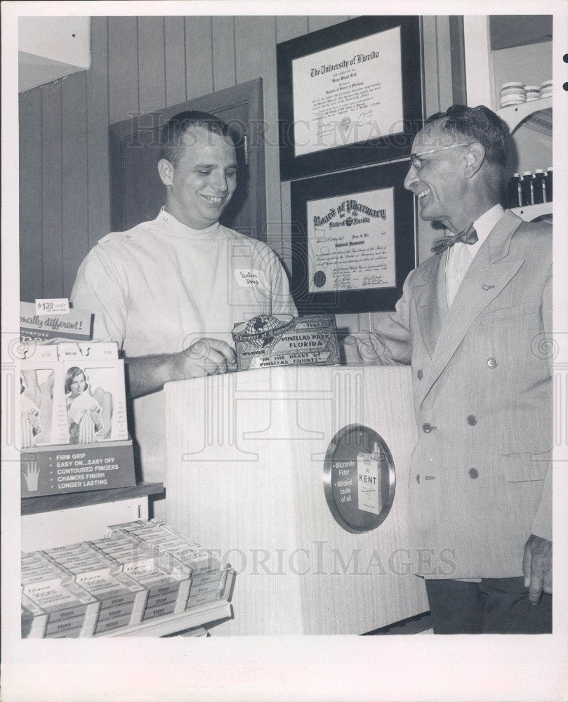 1967 Pinellas Park FL Chamber of Commerce Brian Frid Galen Drug Co Press Photo - Historic Images