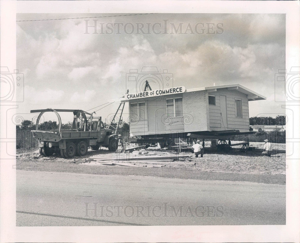 1964 Palmetto Florida Chamber of Commerce Welcome Station Press Photo - Historic Images