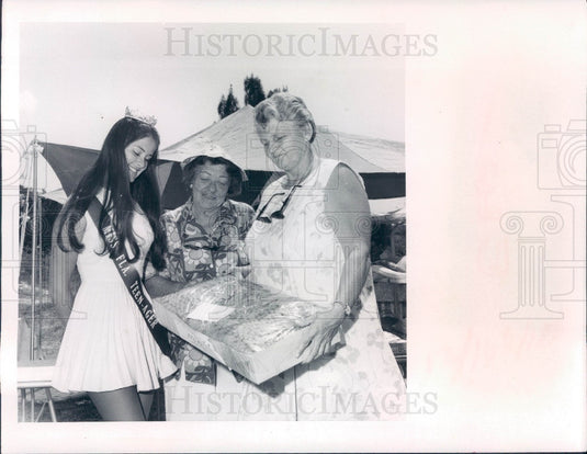 1973 Greater Hudson FL Chamber of Commerce Gopherettes Flea Market Press Photo - Historic Images