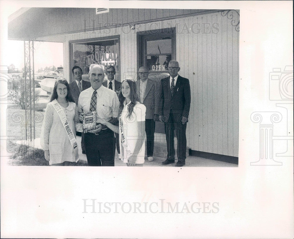 1973 Greater Hudson Area Florida Chamber of Commerce Tropical Realty Press Photo - Historic Images