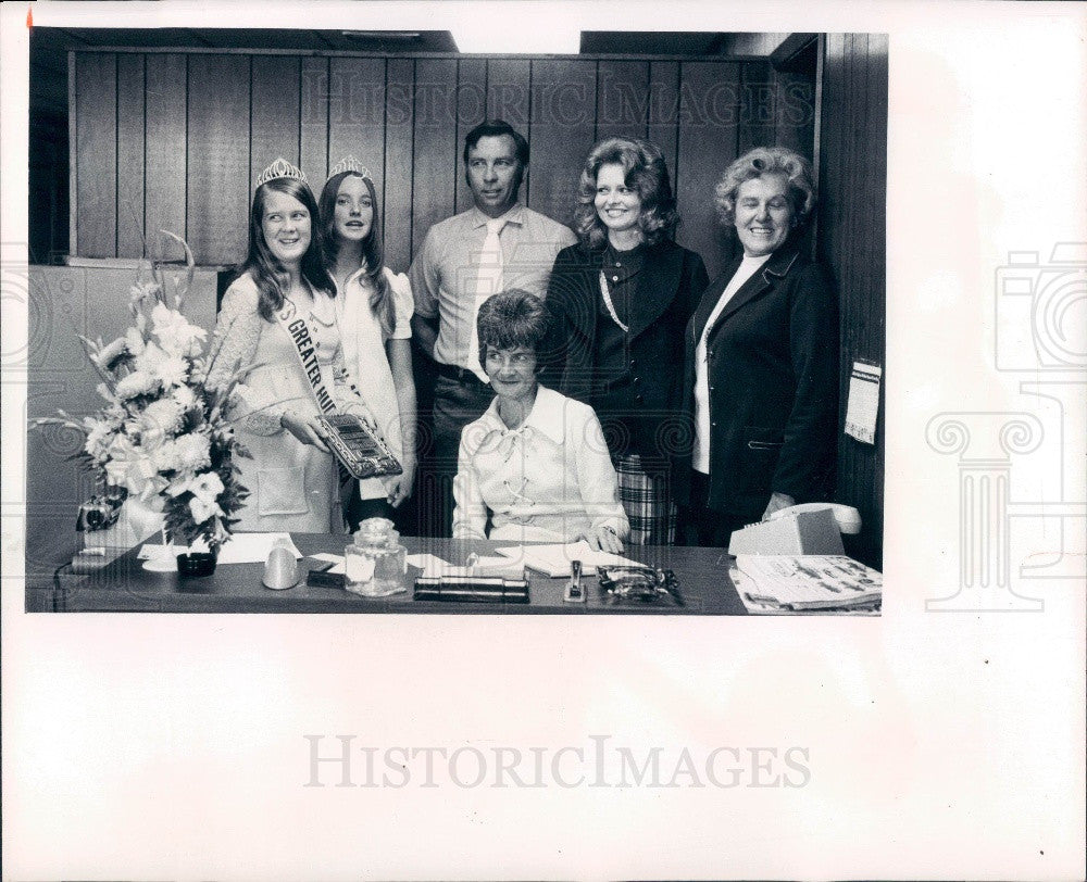 1973 Greater Hudson Florida Chamber of Commerce  J.D. Wallace Realty Press Photo - Historic Images