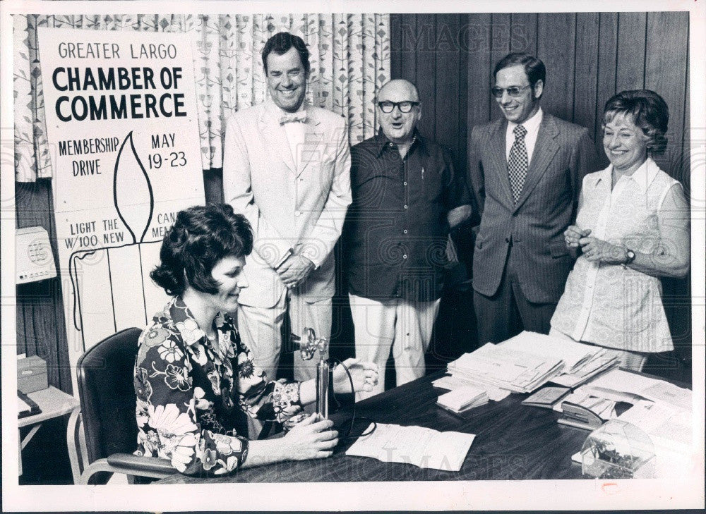 1965 Greater Largo Florida Chamber of Commerce Press Photo - Historic Images