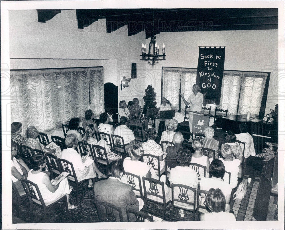 1978 Clearwater Florida Tree House of Prayer Press Photo - Historic Images