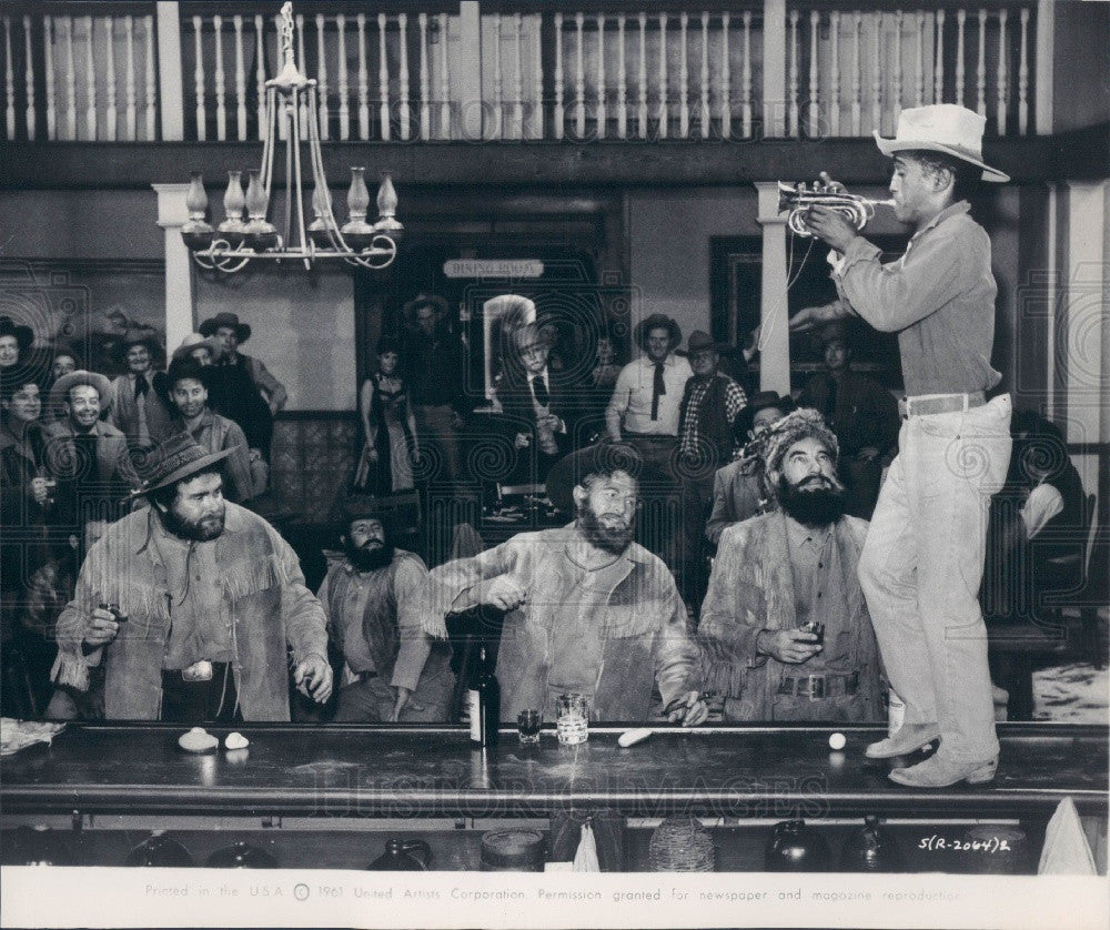 1963 Old West Film Scene Press Photo - Historic Images