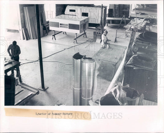 1970 Florida Tramper Camper Factory Press Photo - Historic Images