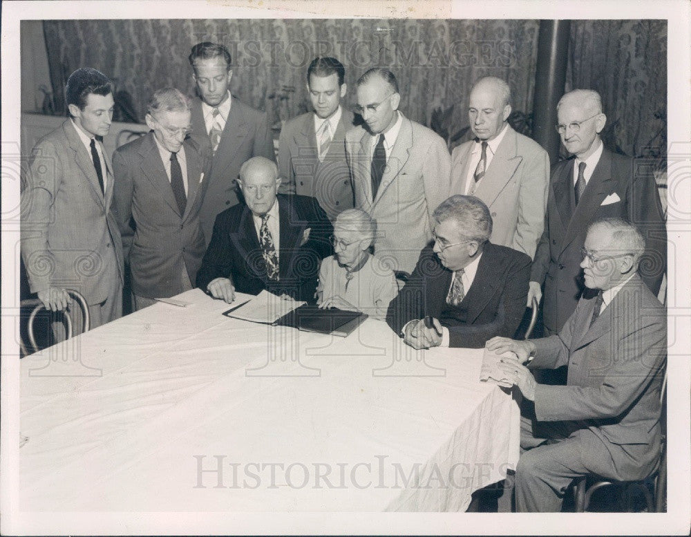 1951 Florida Historical Society Directors Press Photo - Historic Images