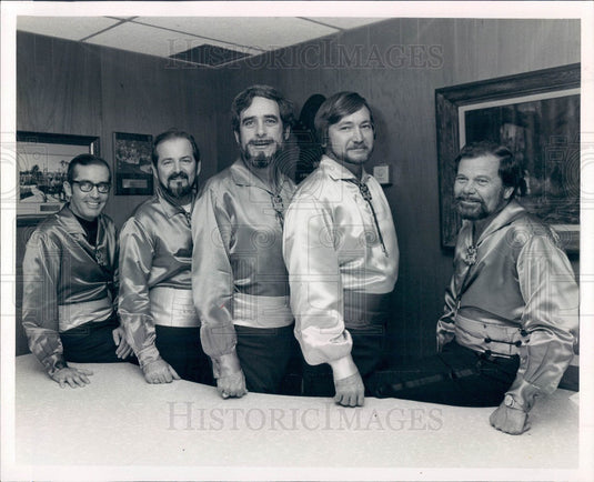 1977 Bradenton Florida Hernando De Soto Historical Society Directors Press Photo - Historic Images