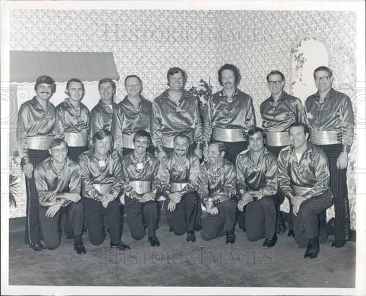 1975 Bradenton Florida Hernando De Soto Historical Society Members Press Photo - Historic Images