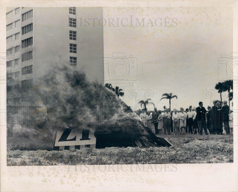 1966 Clearwater Florida Island Estates New Horizon House Apts Press Photo - Historic Images