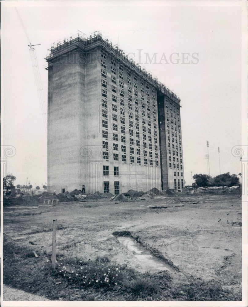 1970 St. Petersburg Florida Hilton Hotel Press Photo - Historic Images