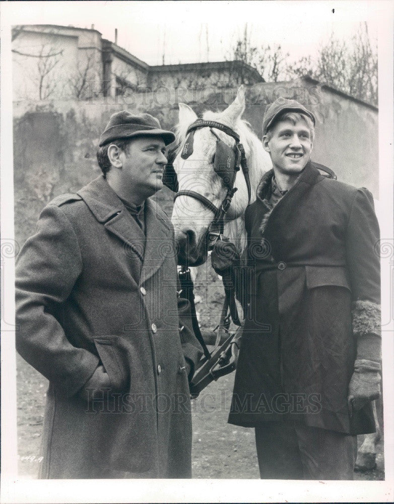 1978 Hollywood Actors Eugene Roche &amp; Michael Sacks Press Photo - Historic Images