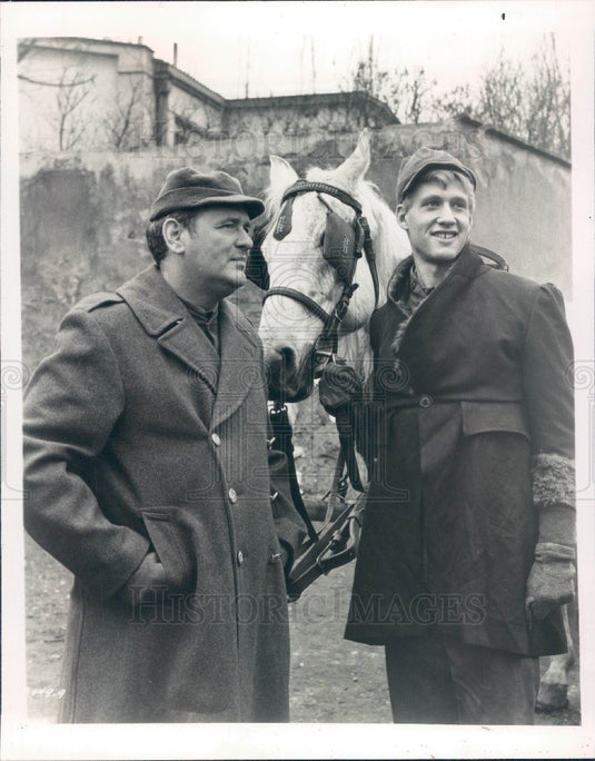 1978 Hollywood Actors Eugene Roche & Michael Sacks Press Photo - Historic Images